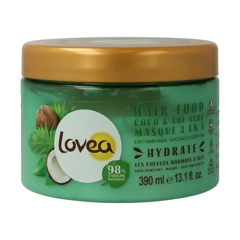 Lovea 3-in-1 Hair mask coco & green tea 390 ml