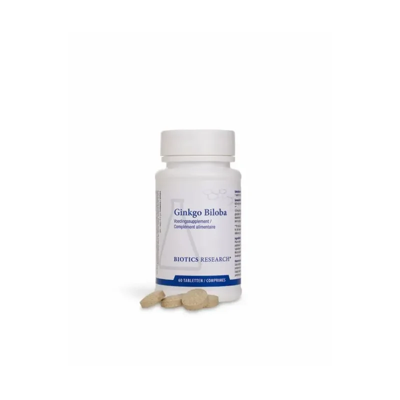 Biotics Ginkgo Biloba (24%) 60 tabletten