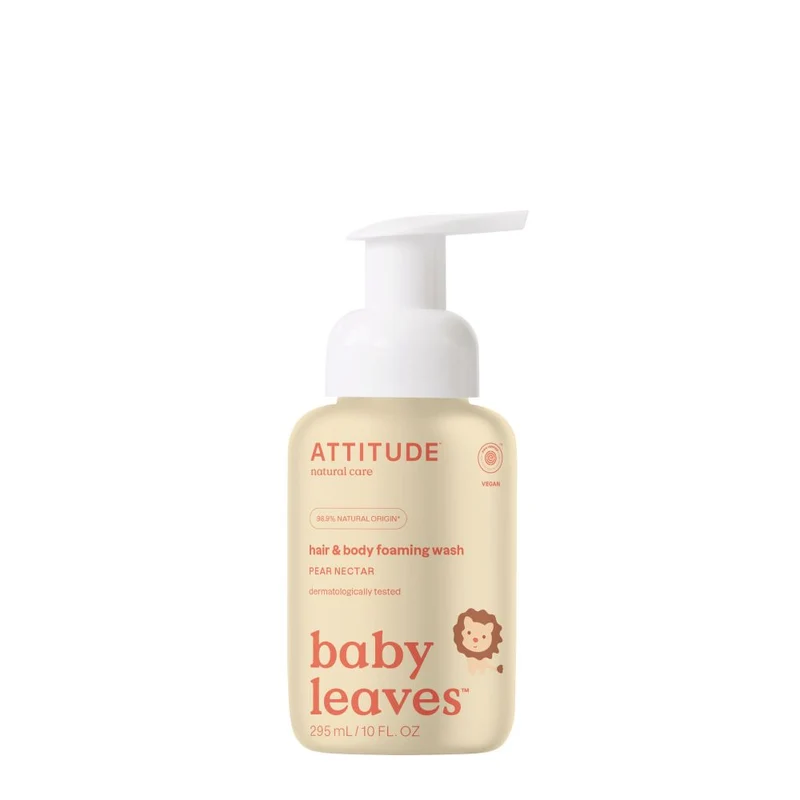 Attitude Baby leaves 2 in 1 haar & body 295 ml