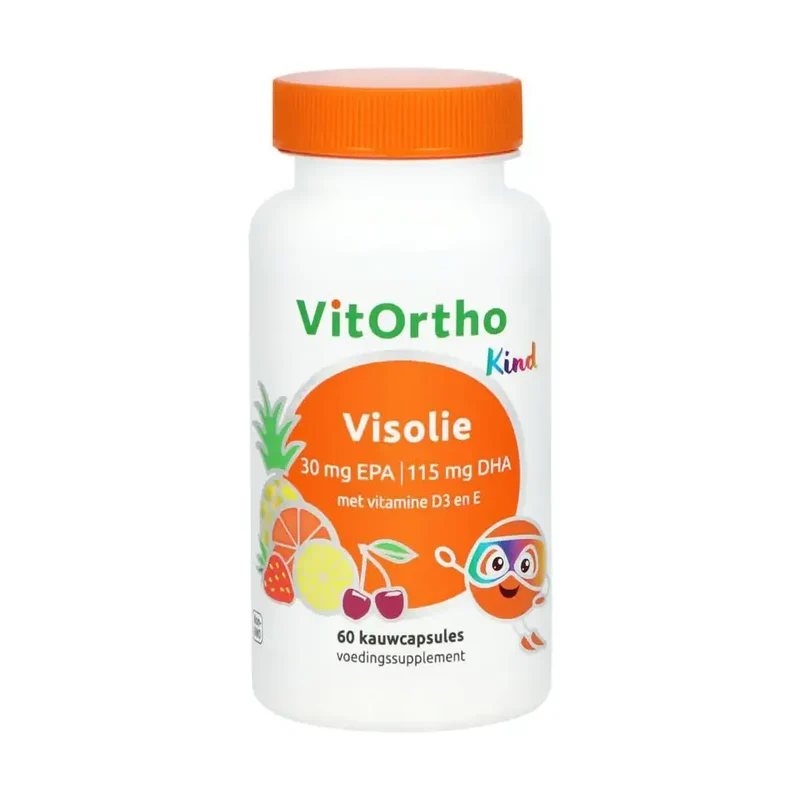 Vitortho Visolie 30 mg EPA DHA kind 60 capsules