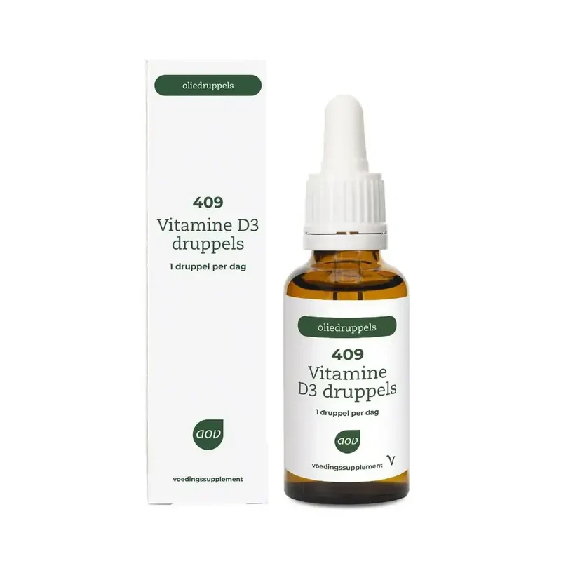 AOV 409 Vitamine D3 druppels 25 mcg 15 ml