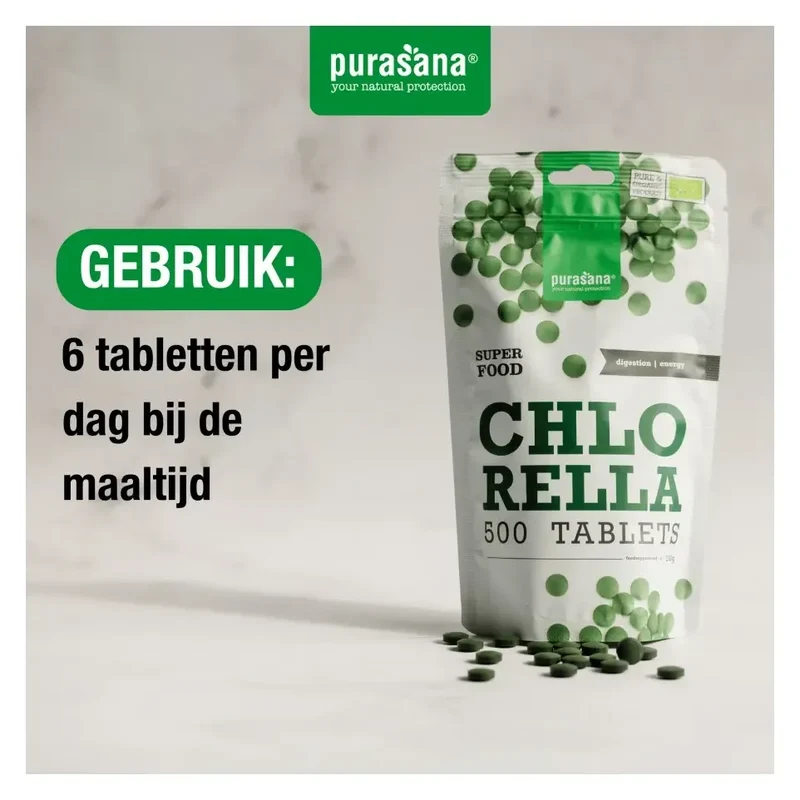 Purasana Chlorella bio 500 tabletten