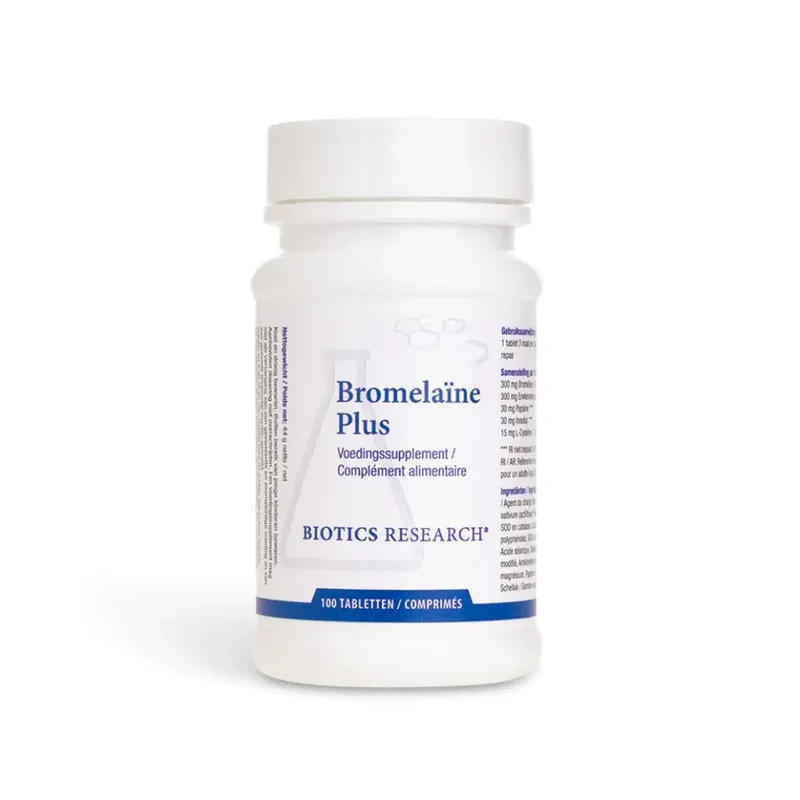 Biotics Bromelaine plus 100 tabletten