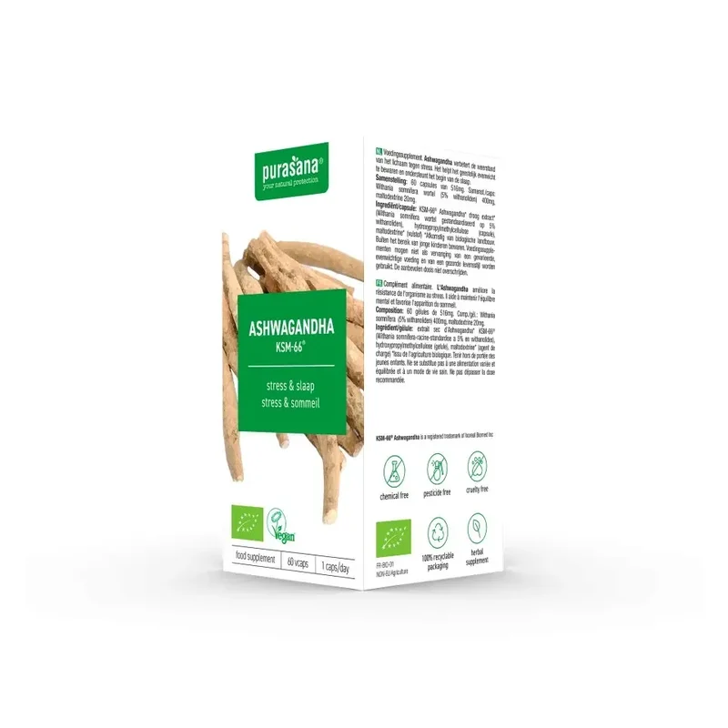 Purasana ashwagandha 60 vcaps