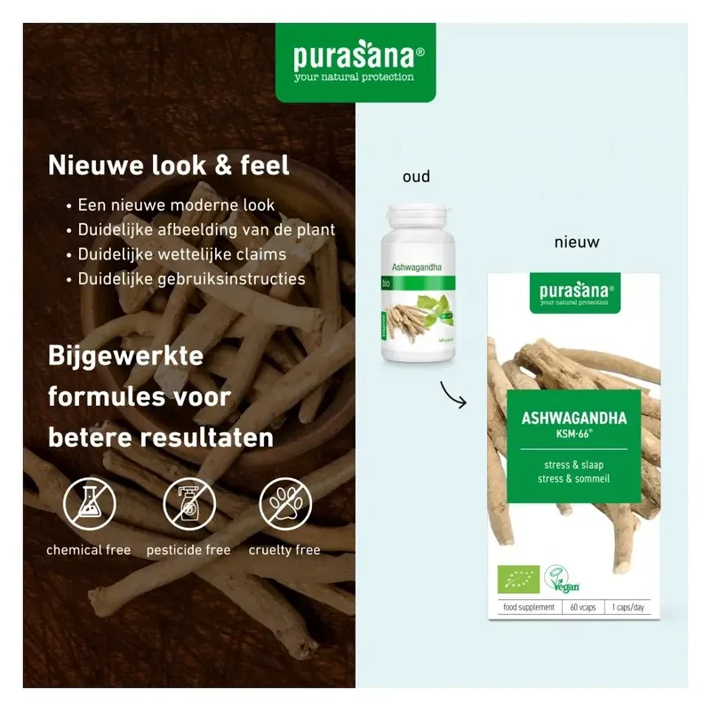 Purasana ashwagandha 60 vcaps