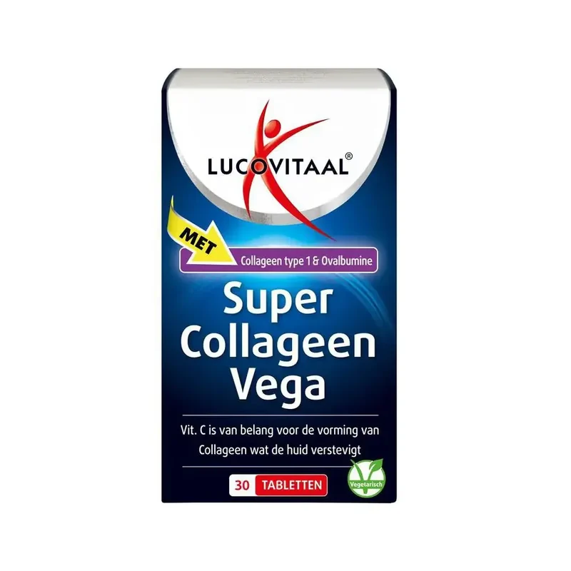 Lucovitaal Super collageen vega 30 tabletten