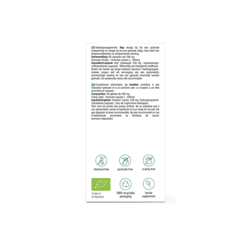 Purasana Hop bio 200 mg 90 vcaps