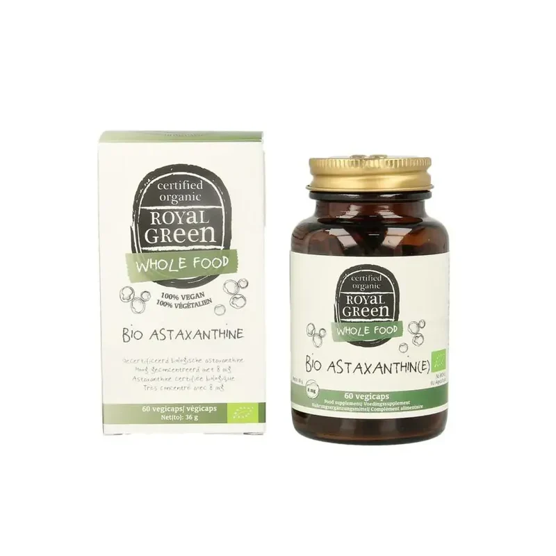Royal Green Astaxanthine biologisch 60 vcaps