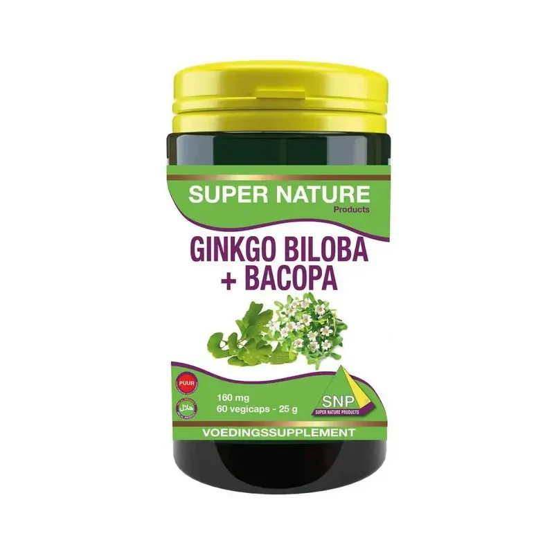 SNP Ginkgo biloba met bacopa 60 capsules