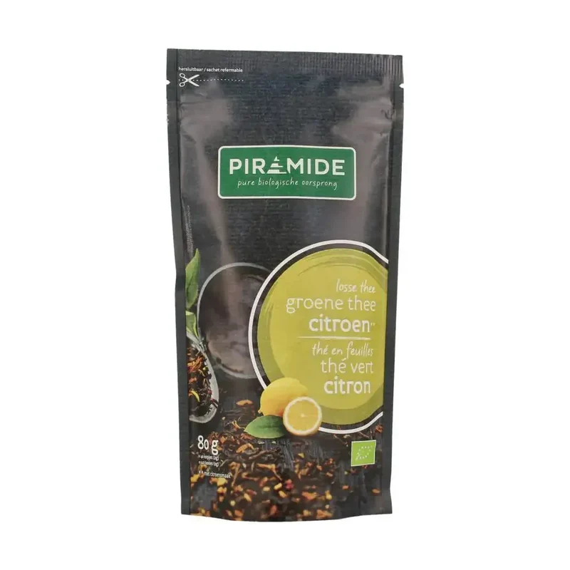 Piramide Groene thee citroen 80 gram