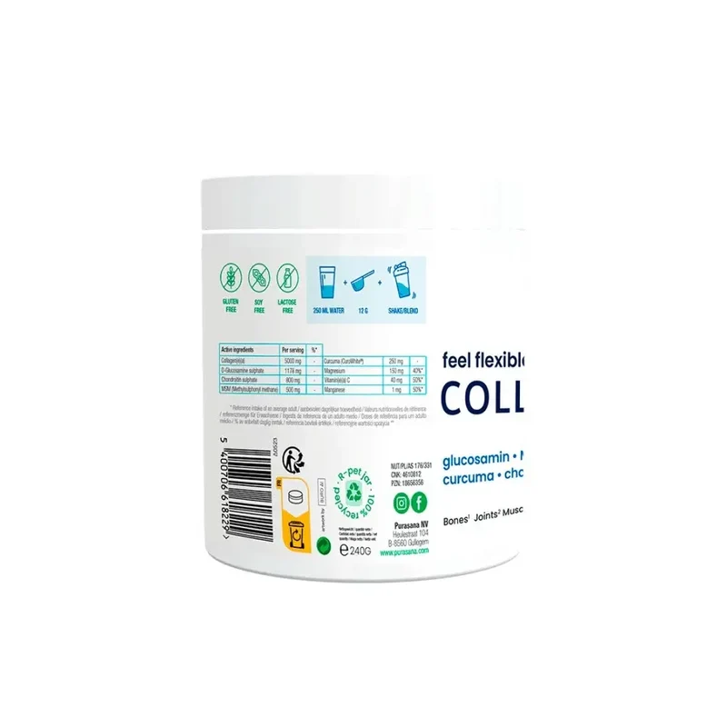 Purasana Collagen complex lemon 240 gram