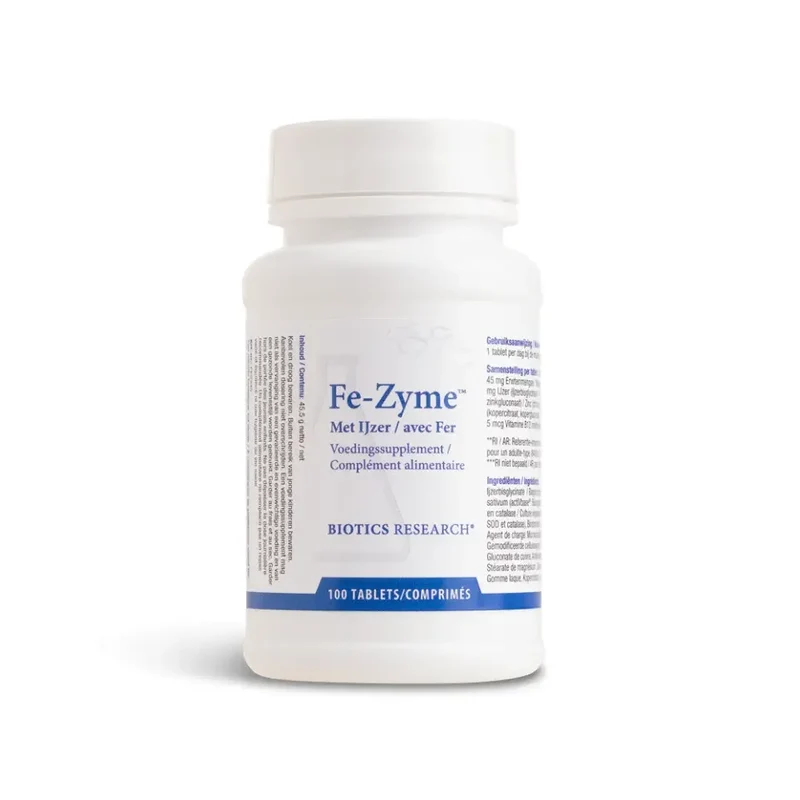Biotics Fe-Zyme 25mg 100 tabletten