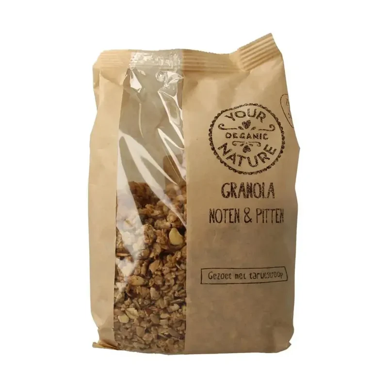Your Organic Nature Granola noten en pitten 375 gram