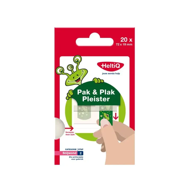 Heltiq pak & plak groen 20 stuks