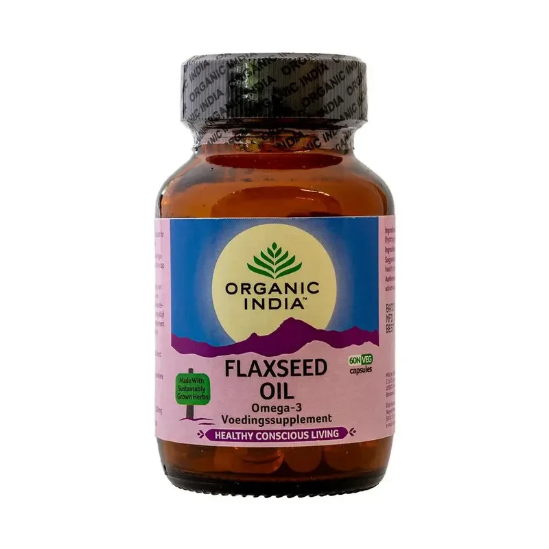 Organic India Flax seed oil 60 capsules