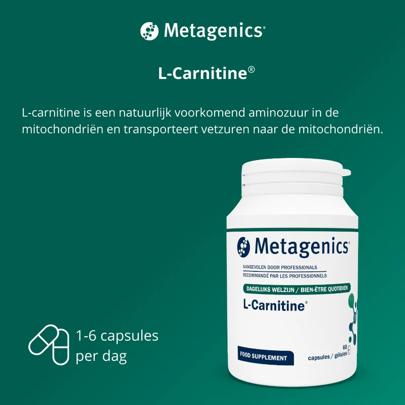 Metagenics L Carnitine 60 capsules