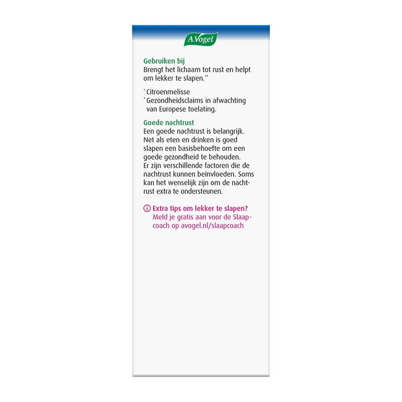 A.Vogel Dormeasan citroenmelisse nachtrust druppels 100 ml