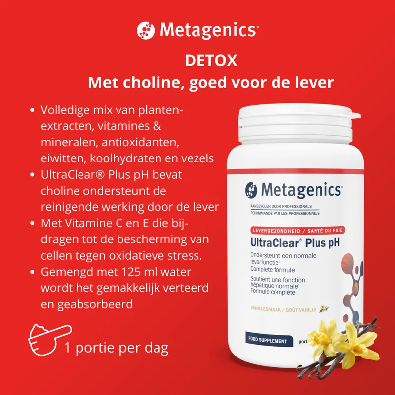 Metagenics Ultra clear plus ph vanille V2 966 gram