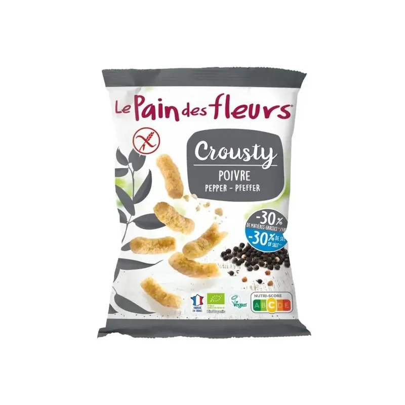 Le Pain Des Fleurs Chips gepoft boekweit 75 gram