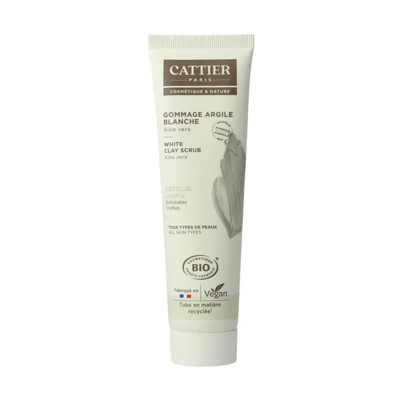 Cattier Witte klei peeling 100 ml