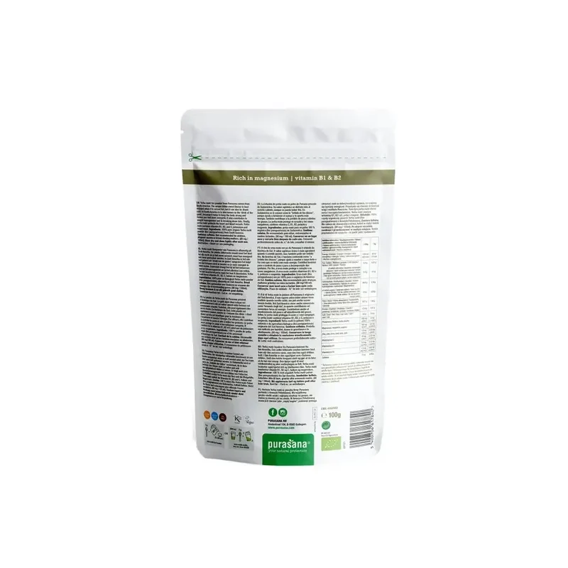 Purasana Yerba mate thee poeder 100 gram