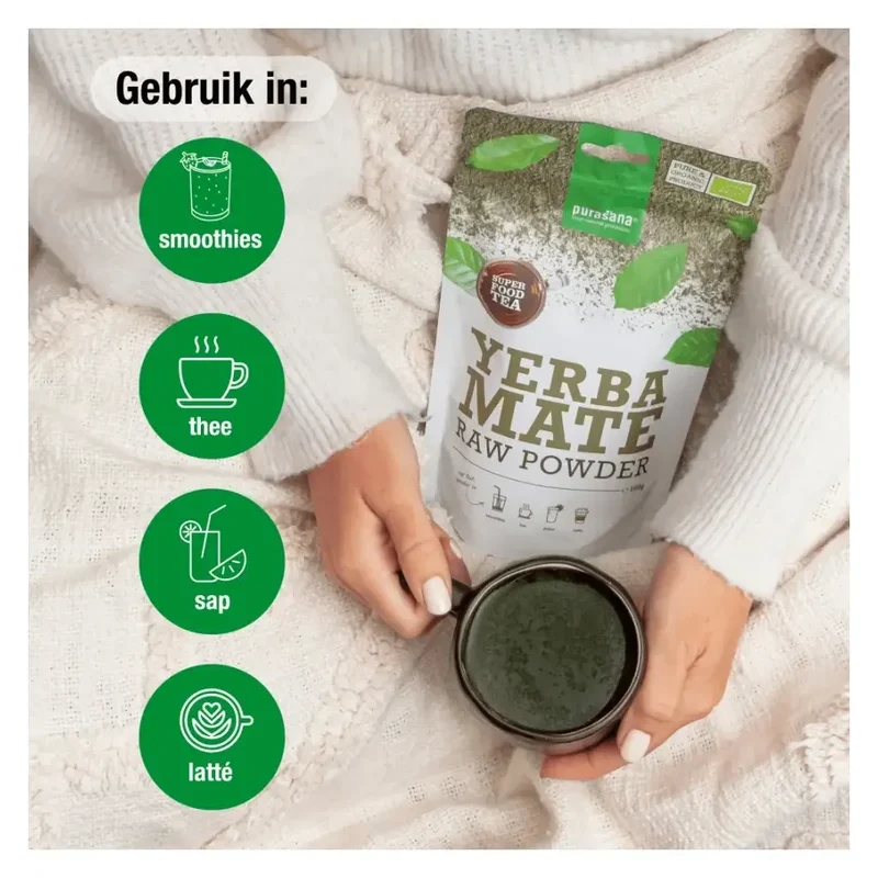 Purasana Yerba mate thee poeder 100 gram