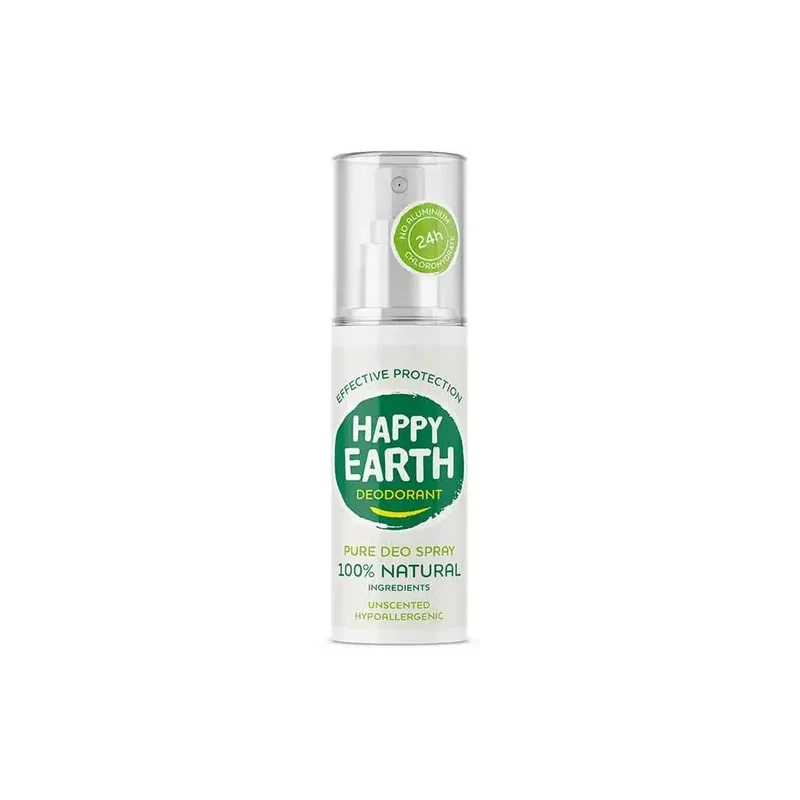 Happy Earth Pure deodorant spray unscented 100 ml