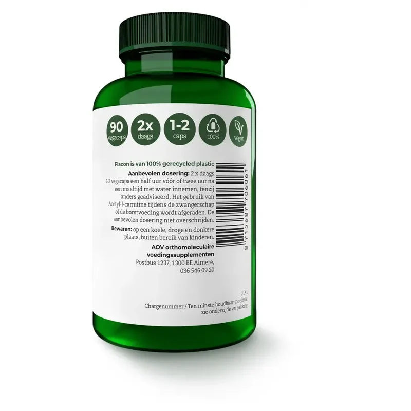 AOV 606 Acetyl-l-carnitine 90 vcaps