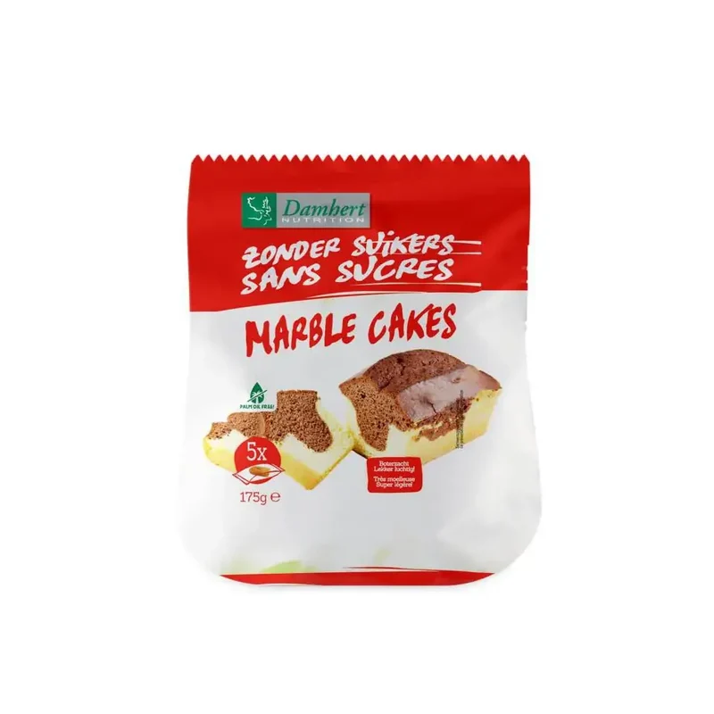 Damhert Marmercakes zonder suikers 175 gram