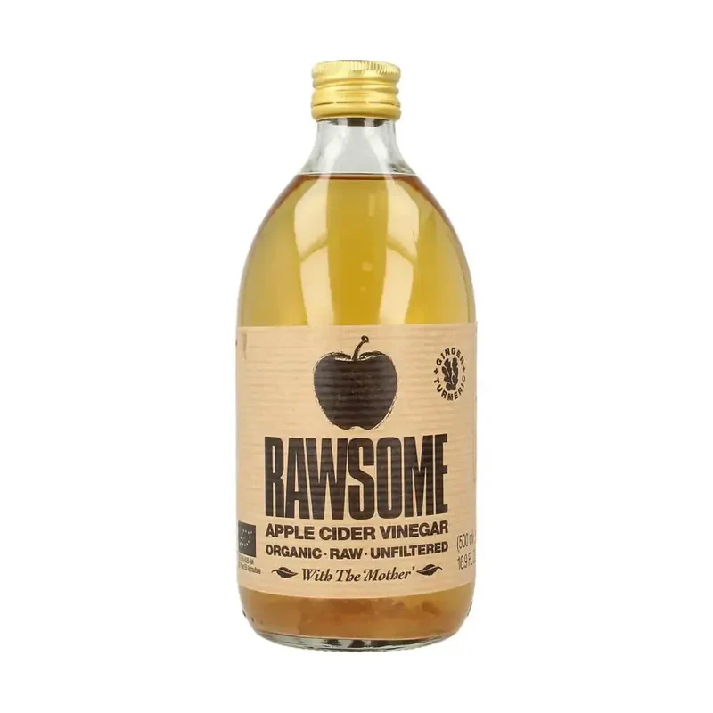 Rawsome Appelazijn gember curcuma 500 ml