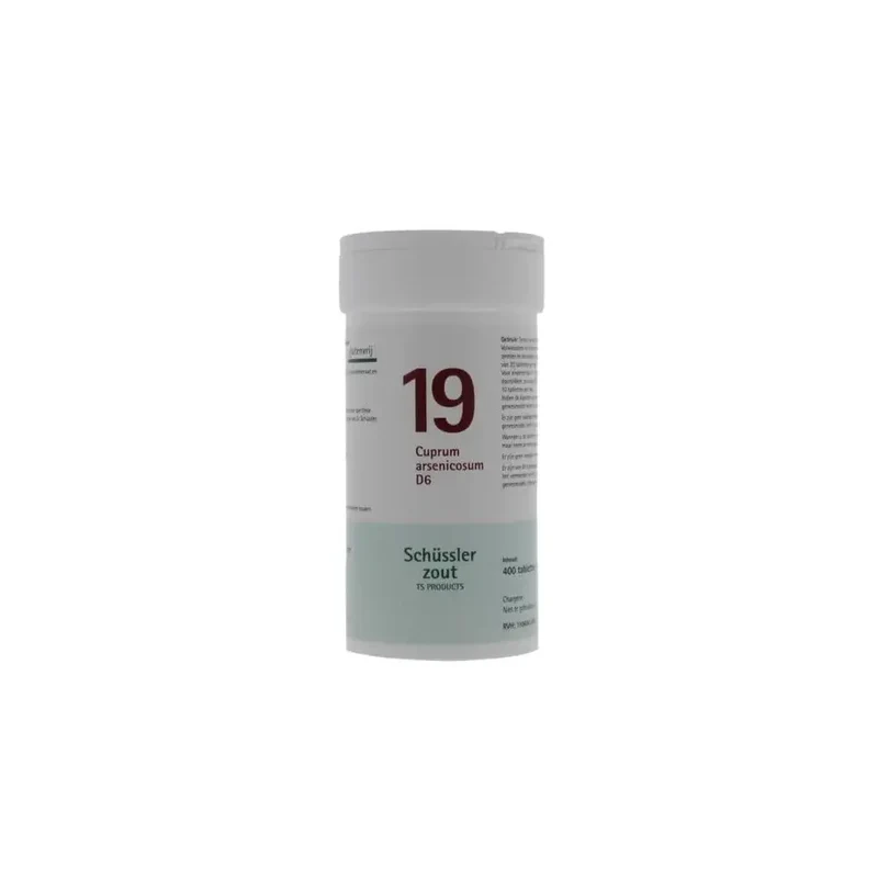 Pfluger Cuprum arsenicosum 19 D6 Schussler 400 tabletten