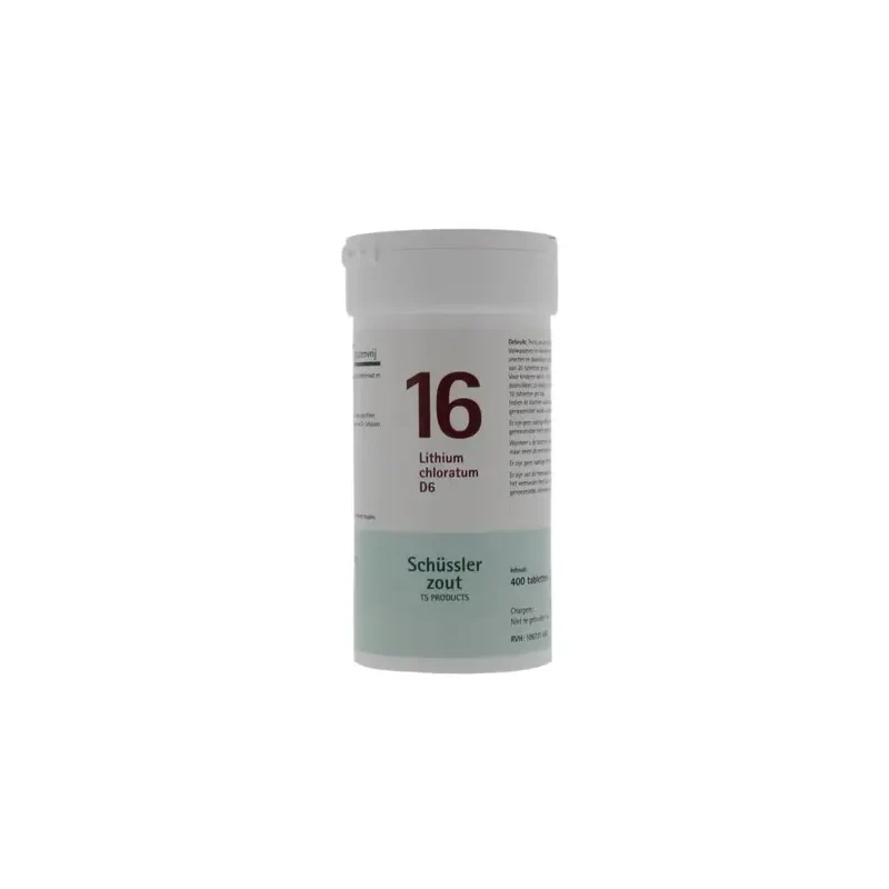 Pfluger Lithium chloratum 16 D6 Schussler 400 tabletten