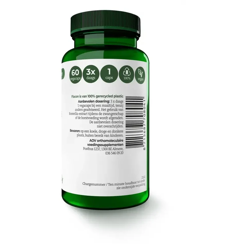 AOV 804 boswellia extract 60 vcaps
