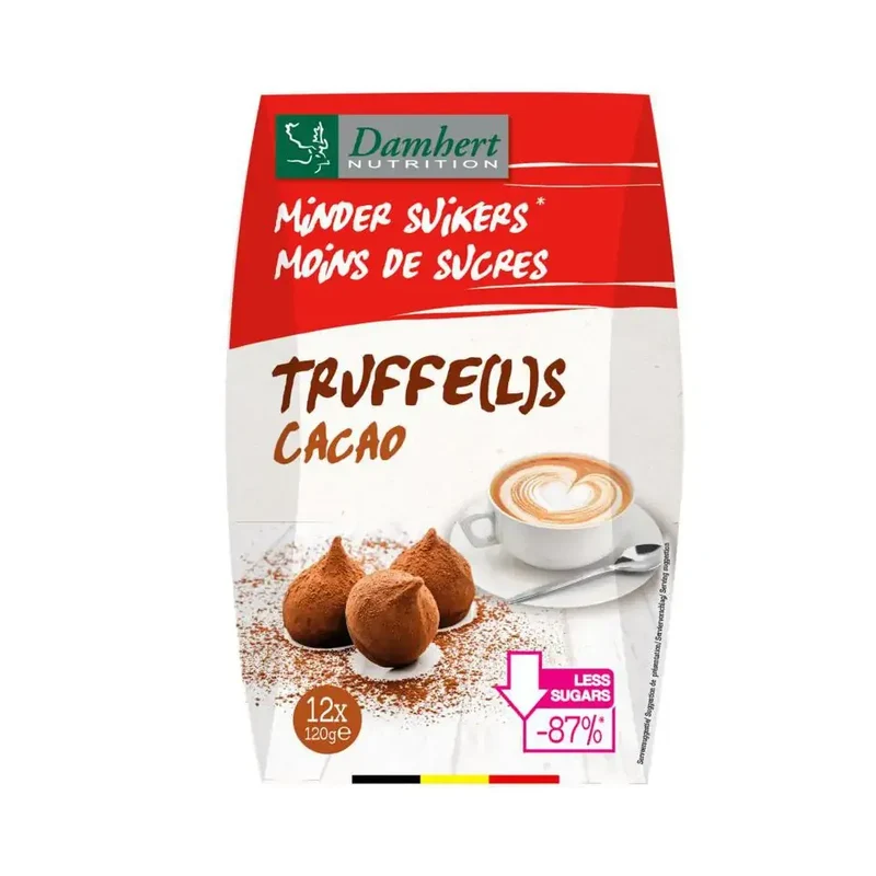 Damhert Truffels minder suiker 120 gram