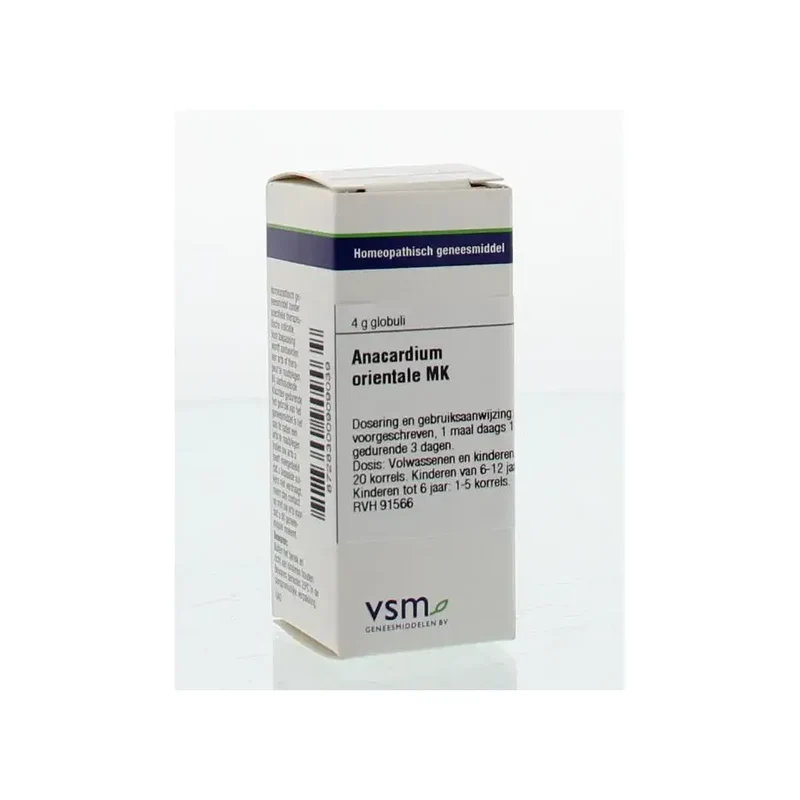 VSM Anacardium orientale MK 4 gram globuli
