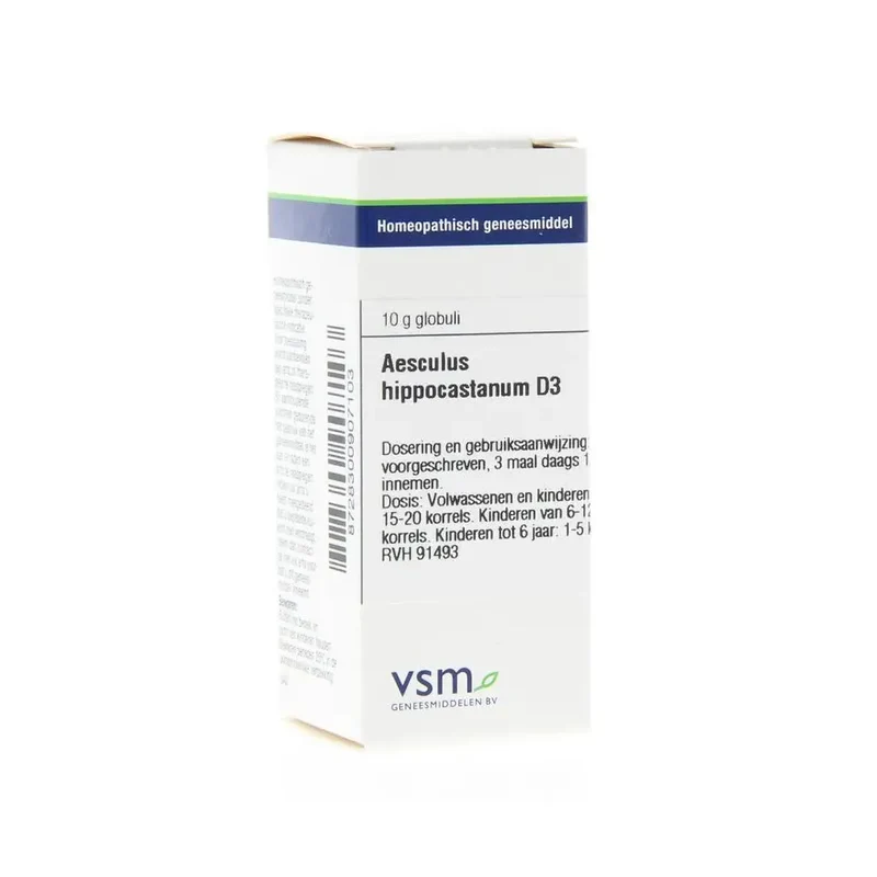 VSM Aesculus hippocastanum D3 10 gram globuli