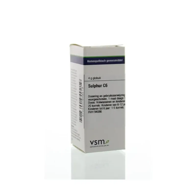 VSM Sulphur C6 4 gram globuli