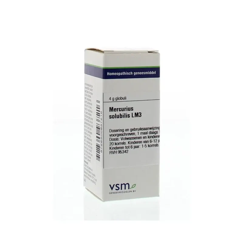 VSM Mercurius solubilis LM3 4 gram globuli