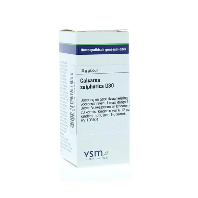 VSM Calcarea sulphurica D30 10 gram globuli