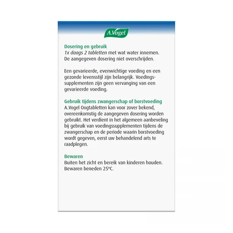 A.Vogel Oog 60 tabletten