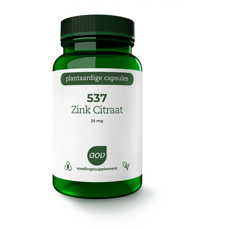 AOV 537 Zink citraat 25 mg 90 vcaps