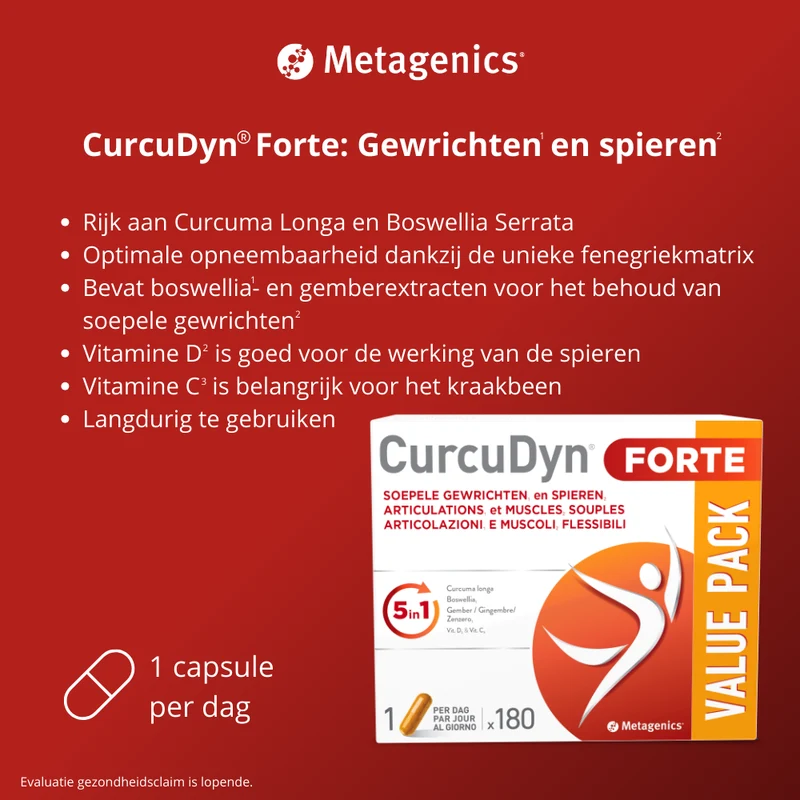 Metagenics Curcudyn forte 180 capsules