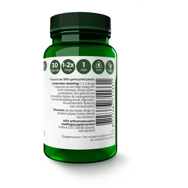 AOV 1133 Bromelaine 30 vcaps