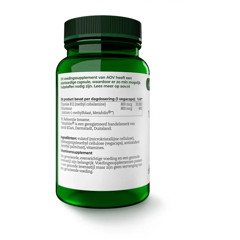 AOV 250 Vitamine B12 & foliumzuur 60 vcaps