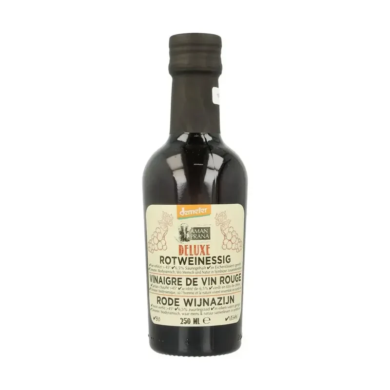 Amanprana Rodewijnazijn biologisch 250 ml
