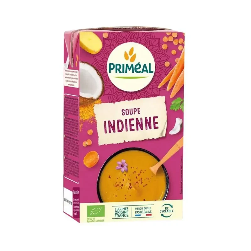 Primeal Soep rode linzen kokos curry 1 liter