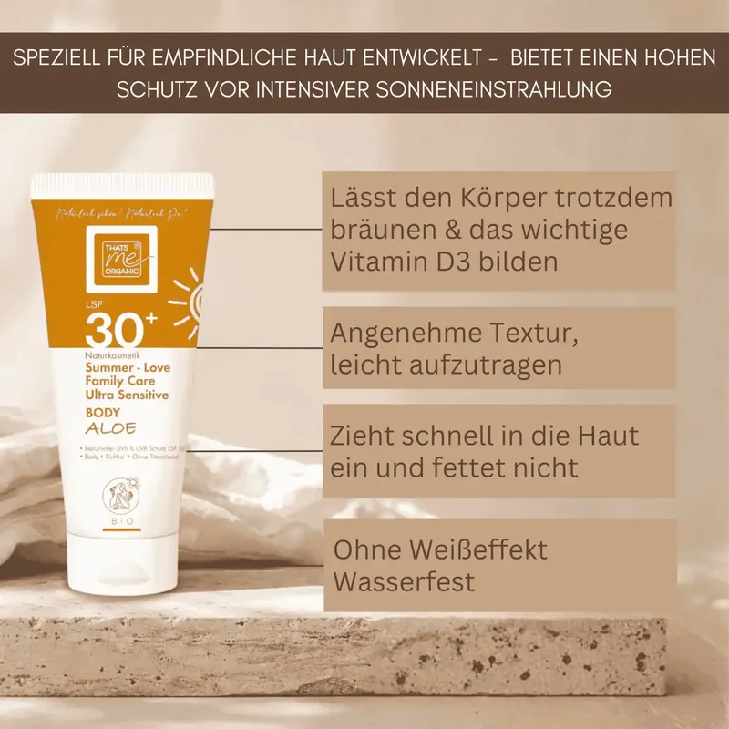 Bio Sonnencreme Body (LSF 30+) - 200ml