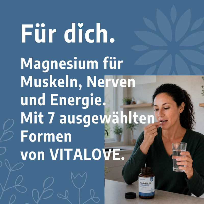 Magnesium 7 Komplex Kapseln – 7 Magnesiumformen – 120 Kapseln