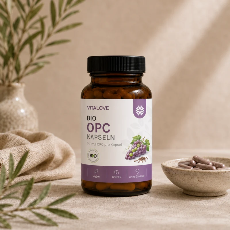 Bio OPC Kapseln – Traubenkernextrakt – 60 Kapseln