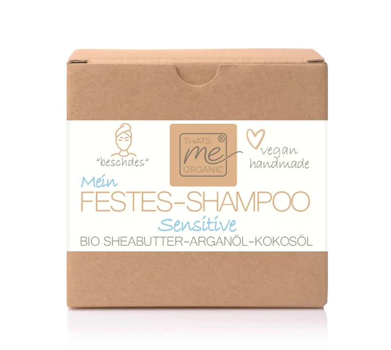 Festes Shampoo "sensitive" für empfindliche, gereizte Kopfhaut 40g handgemacht! (vegan)